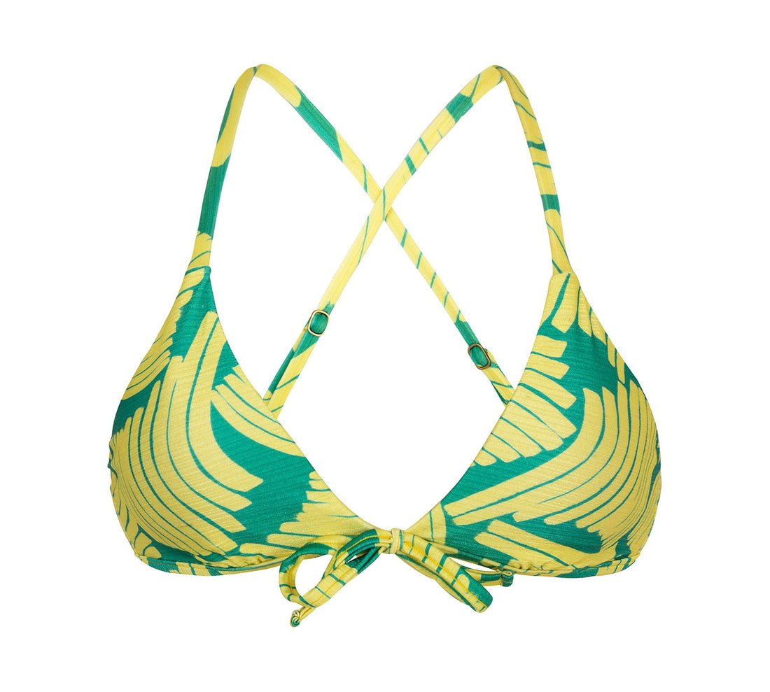 Product Front: Rio De Sol Bikini Tops Top Banana Yellow Micro
