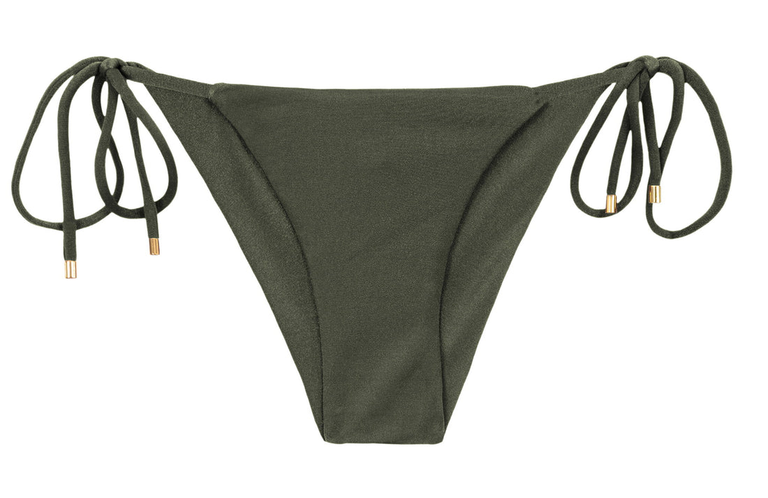 Product Front: Rio De Sol Bikini Bottoms Bottom Shimmer-Croco Cheeky-Tie