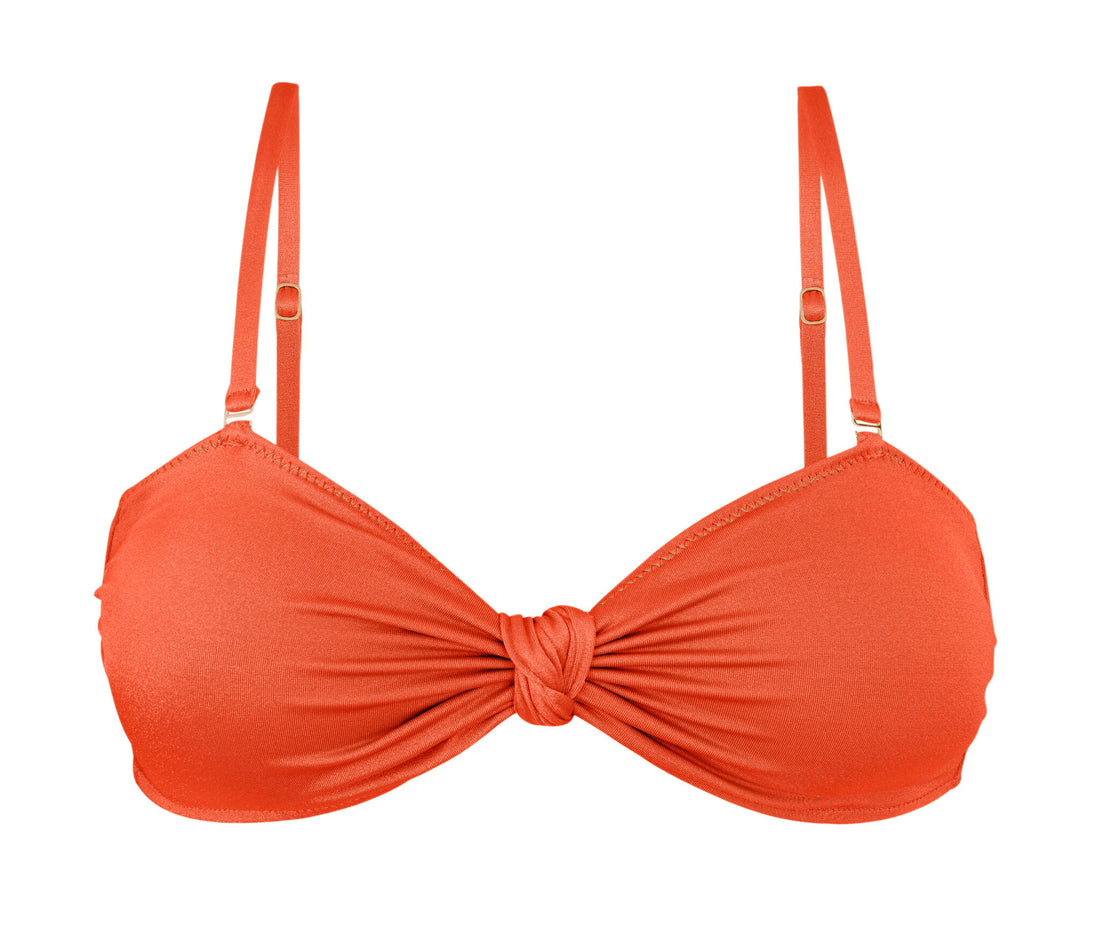 Product Front: Rio De Sol Bikini Tops Top Paprica Bandeau-Joy