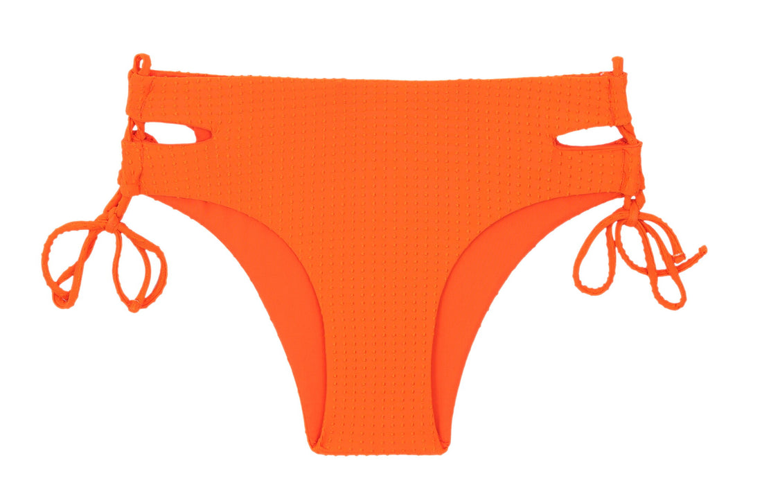 Product Front: Rio De Sol Bikini Bottoms Bottom Dots-Orange Madrid
