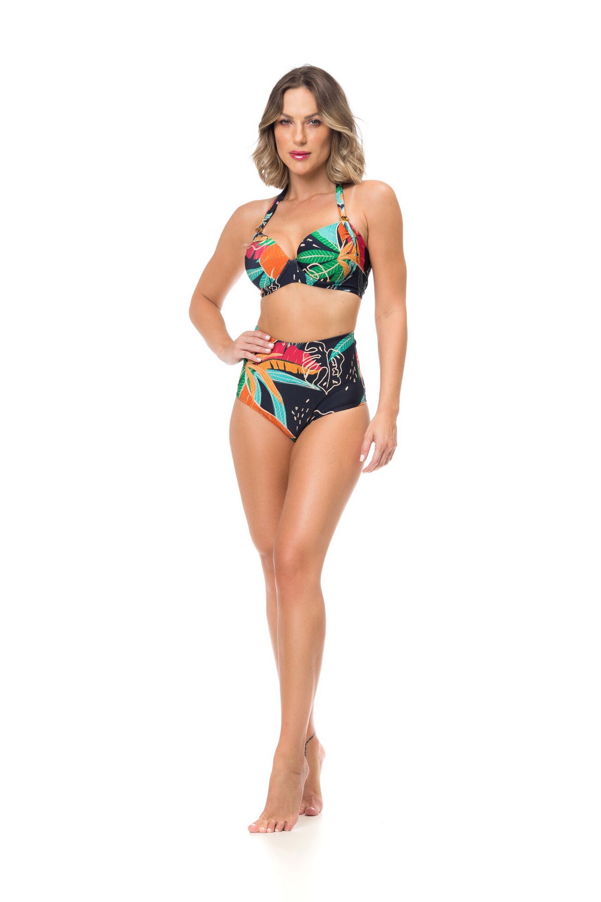 Model Front: La Playa Bikini Bottoms Bottom Taca Natural