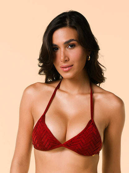 Gallery: Lua Morena Bikini Tops Top Urucum Triangulo-Macrame