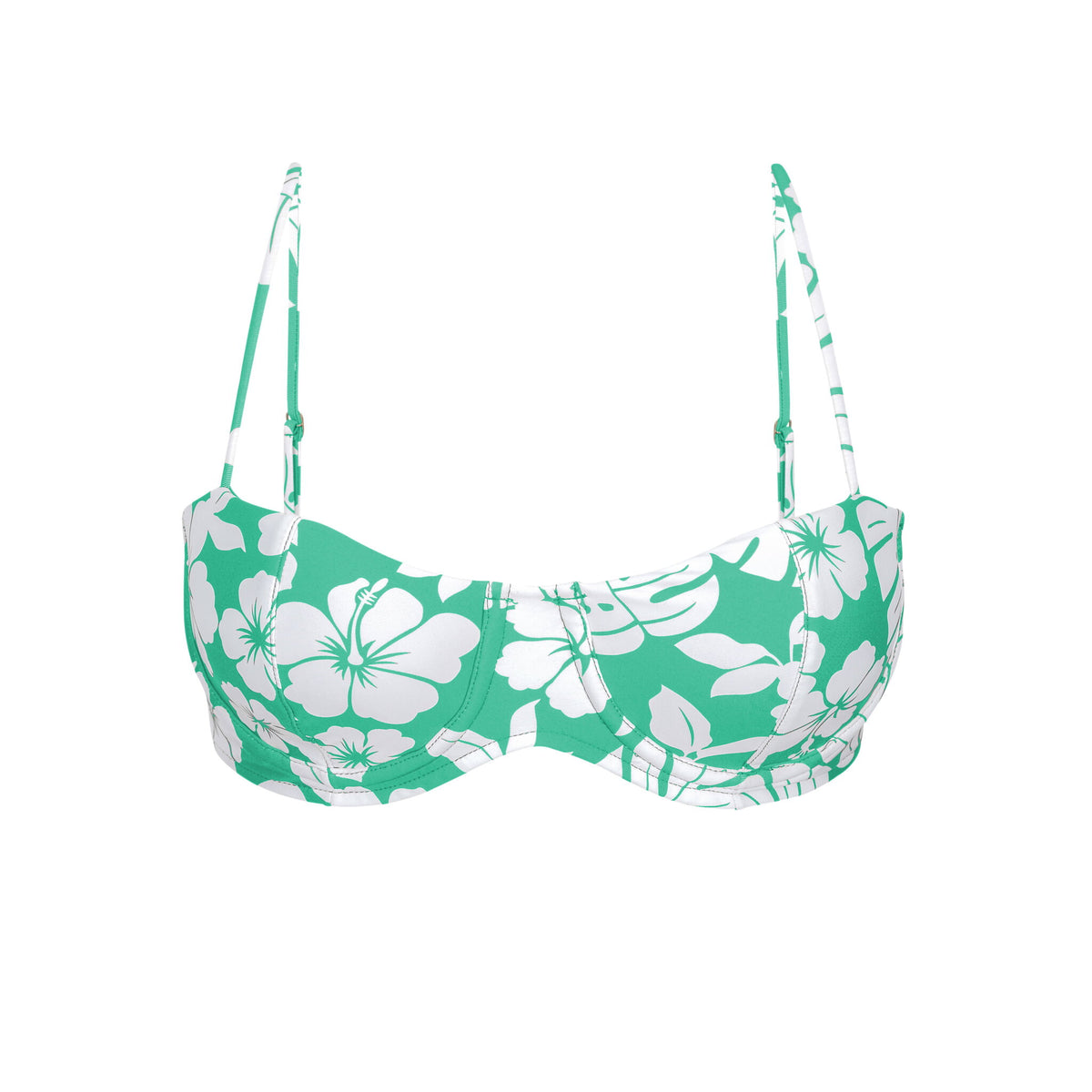 Product Front: Wednesday In Hawaii By Rio De Sol Bikini Tops Top Pua-Valley Coral