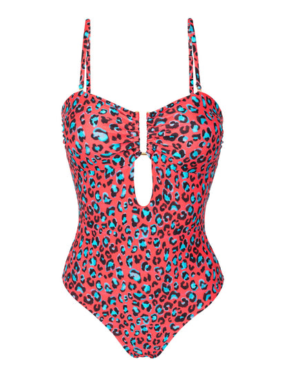 Product Front: Rio De Sol One Piece Swimsuits Coral-Feline Sara-Op
