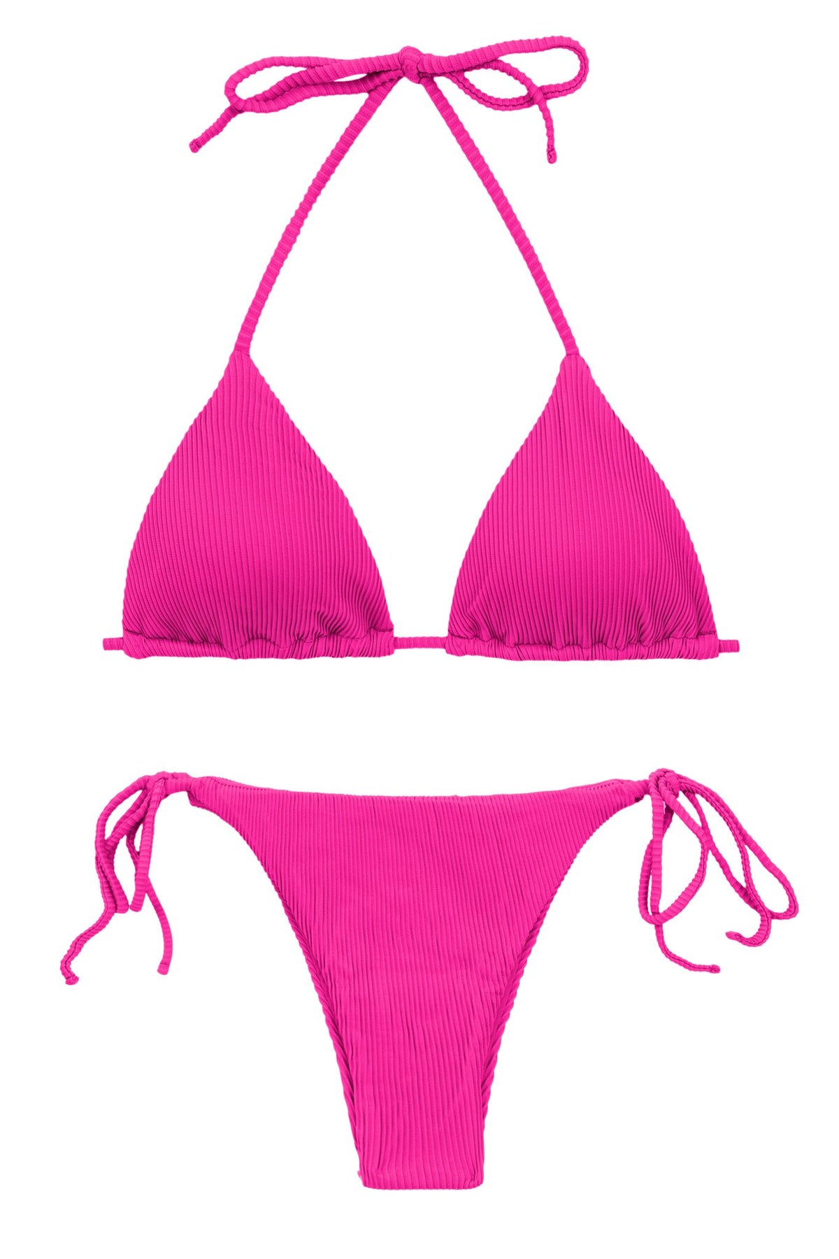 Product Front: Rio De Sol Two Piece Swimwear Set Cotele-Amaranto Tri-Inv Ibiza