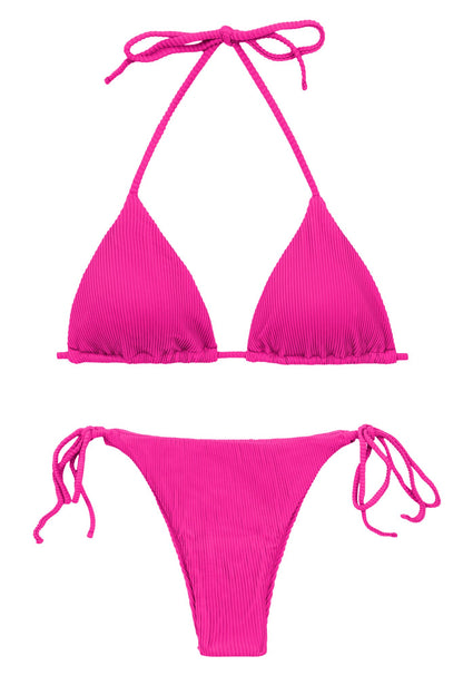 Product Front: Rio De Sol Two Piece Swimwear Set Cotele-Amaranto Tri-Inv Ibiza