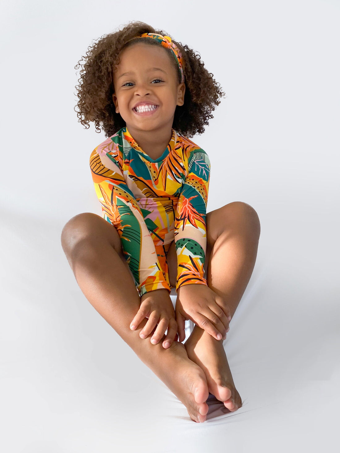 Model Front: Rio De Sol Rash Guard El-Arco Rash-Guard Kids