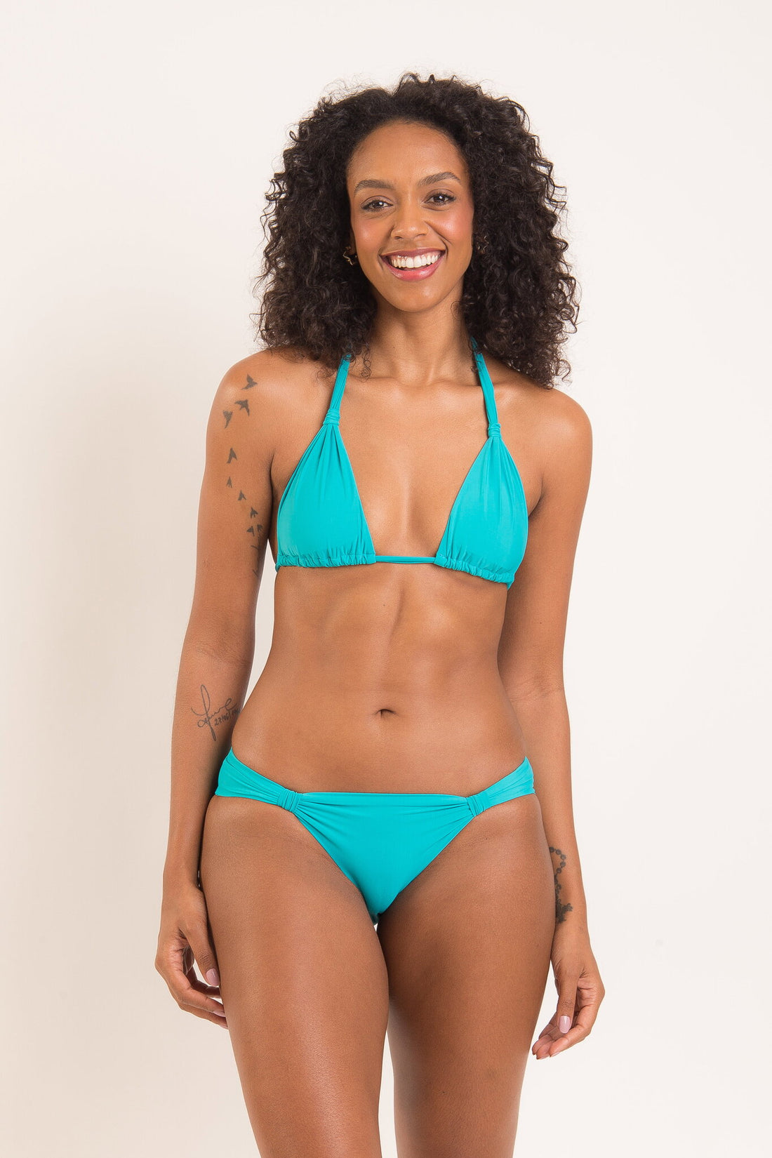 Model Front: Rio De Sol Bikini Bottoms Bottom Nanai Mel