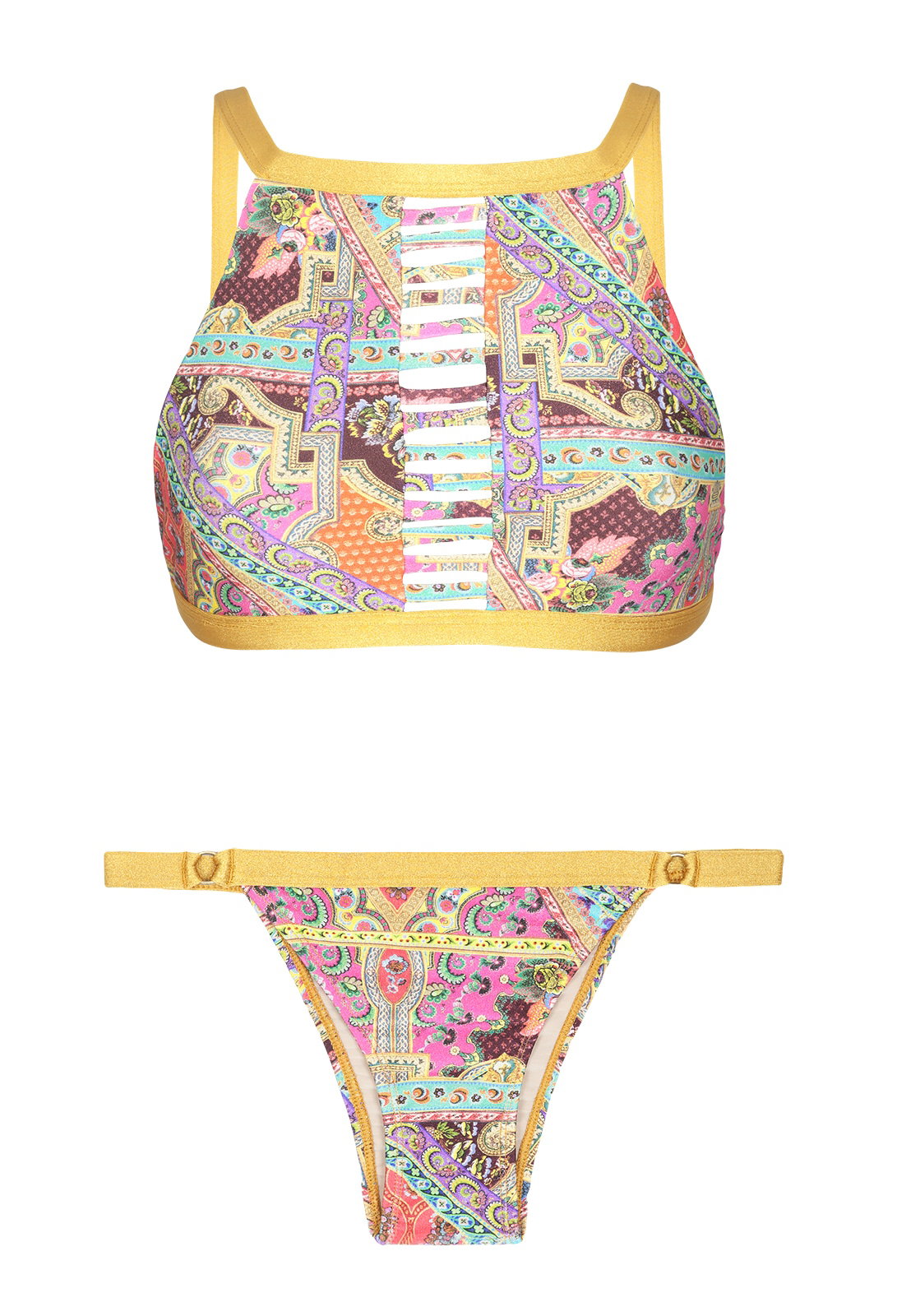 Product Front: Rio De Sol Two Piece Swimwear Mundomix Cropped