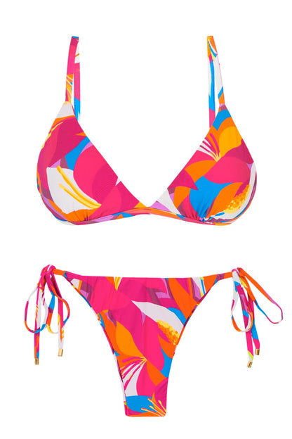 Product Front: Rio De Sol Two Piece Swimwear Set Antelope Tri-Fixo Ibiza