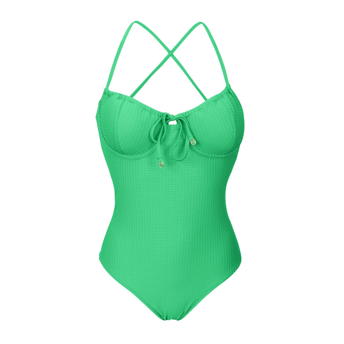 Product Front: Rio De Sol One Piece Swimsuits Dots-Tambourine Julia