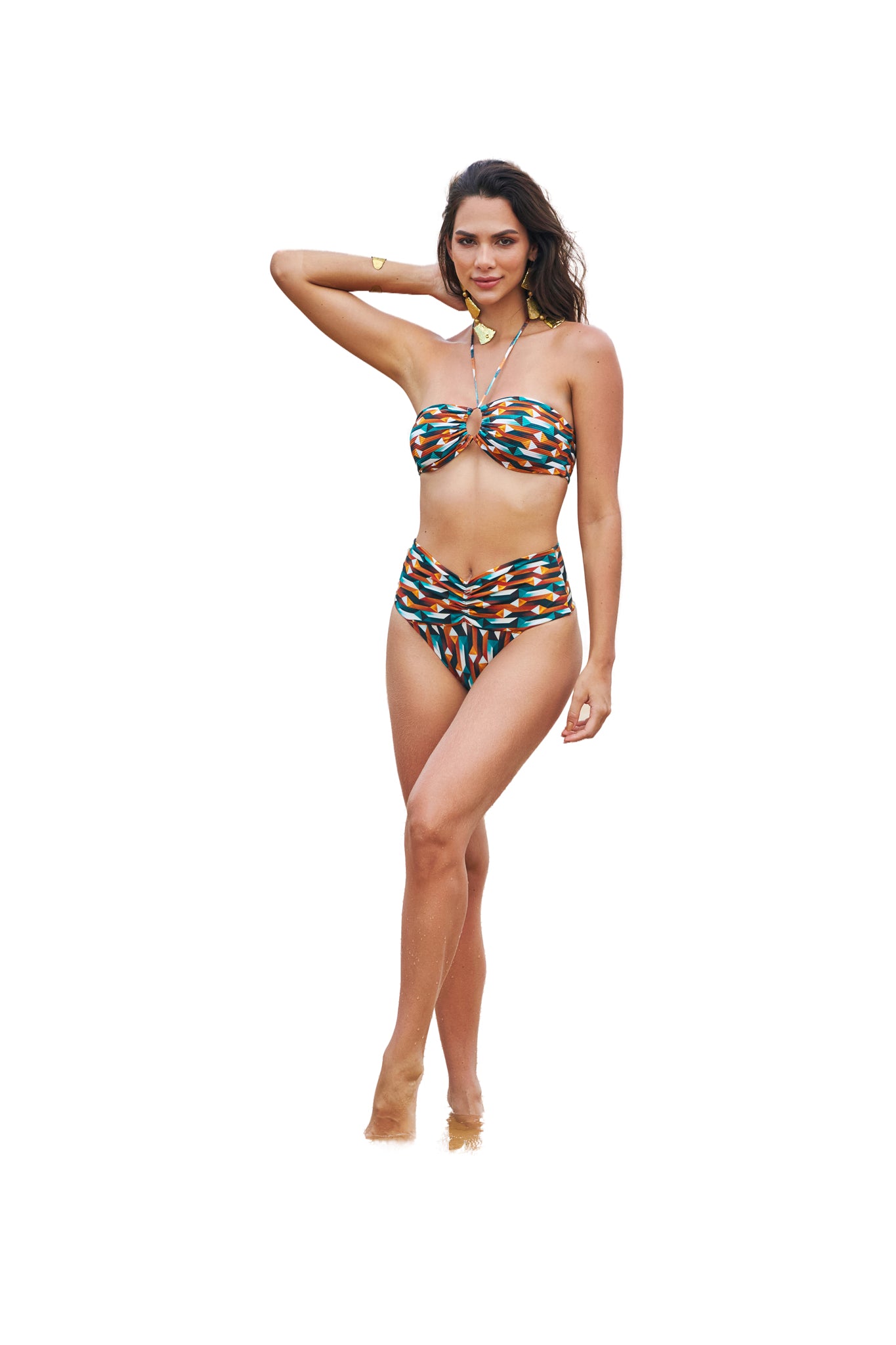 Model Front: Lua Morena Bottom Bottom Modelador Aurum