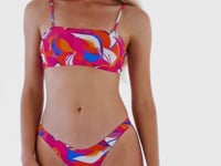 Video: Rio De Sol Two Piece Swimwear Set Antelope Bandeau-Reto High-Leg