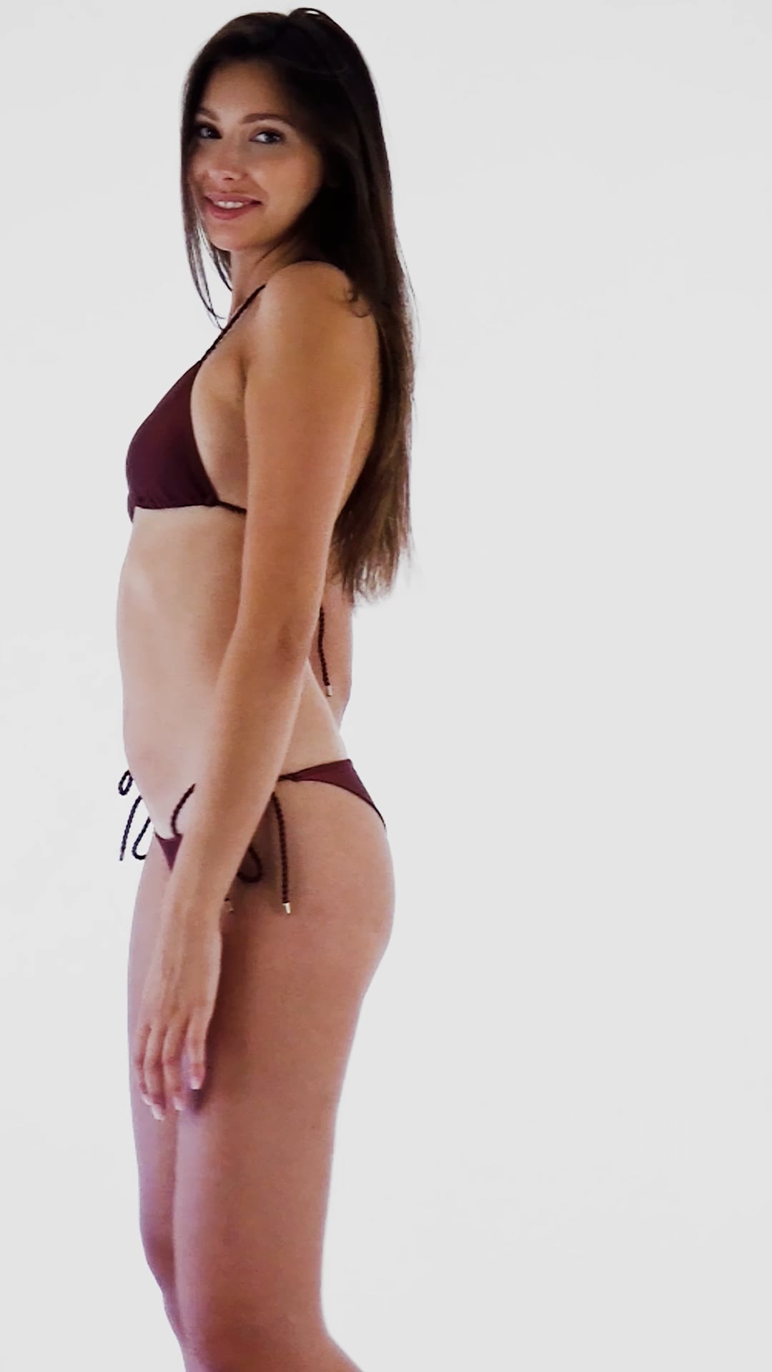 Video: Rio De Sol Two Piece Swimwear Set Barolo Tri-Inv Cheeky-Tie