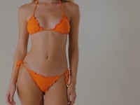 Video: Rio De Sol Bikini Bottoms Bottom Dots-Orange Frufru