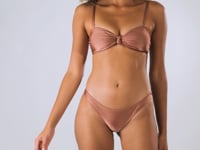 Video: Rio De Sol Set Set Shimmer-Copper Bandeau-Joy Essential