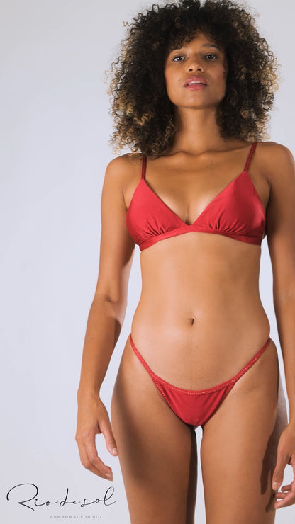Video: Rio De Sol Bikini Tops Top Shimmer-Divino Tri-Fixo