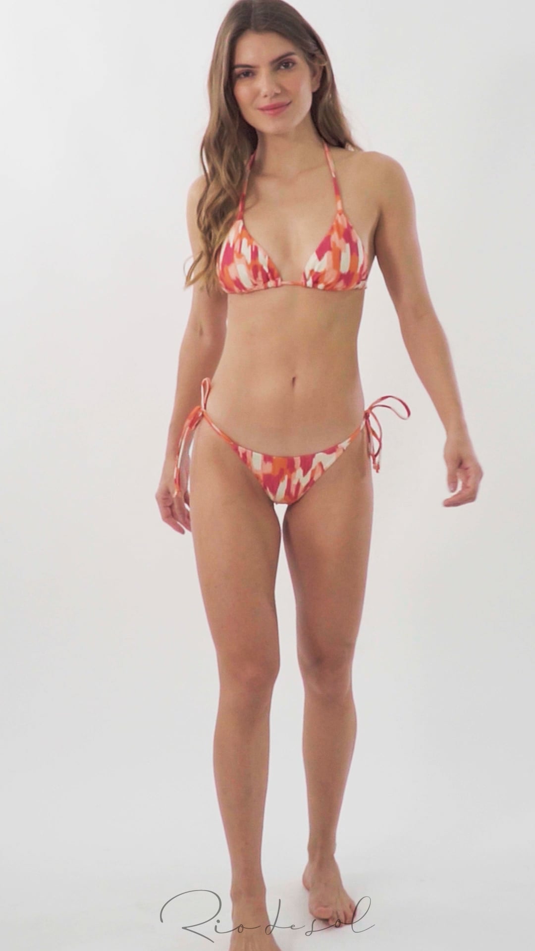 Video: Rio De Sol Bikini Bottoms Bottom Mirage Cheeky-Tie