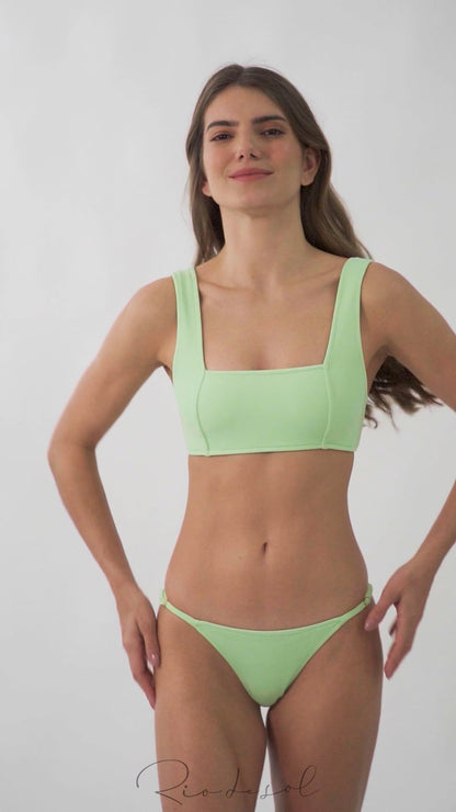 Video: Rio De Sol Two Piece Swimwear Set Sand-Menta Mary Cheeky-Fixa