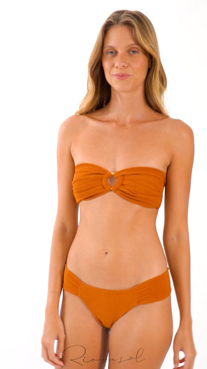 Video: Rio De Sol Two Piece Swimwear Set Ferrugo Mavi Baobi