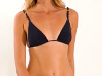 Video: Rio De Sol Bikini Bottoms Bottom Shimmer-Black Ibiza-Comfy-Gold