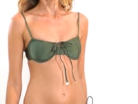 Video: Rio De Sol Top Top Shimmer-Croco Balconet-Tie