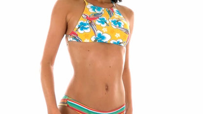 Video: Rio De Sol Top Soutien Canarinho Sporty