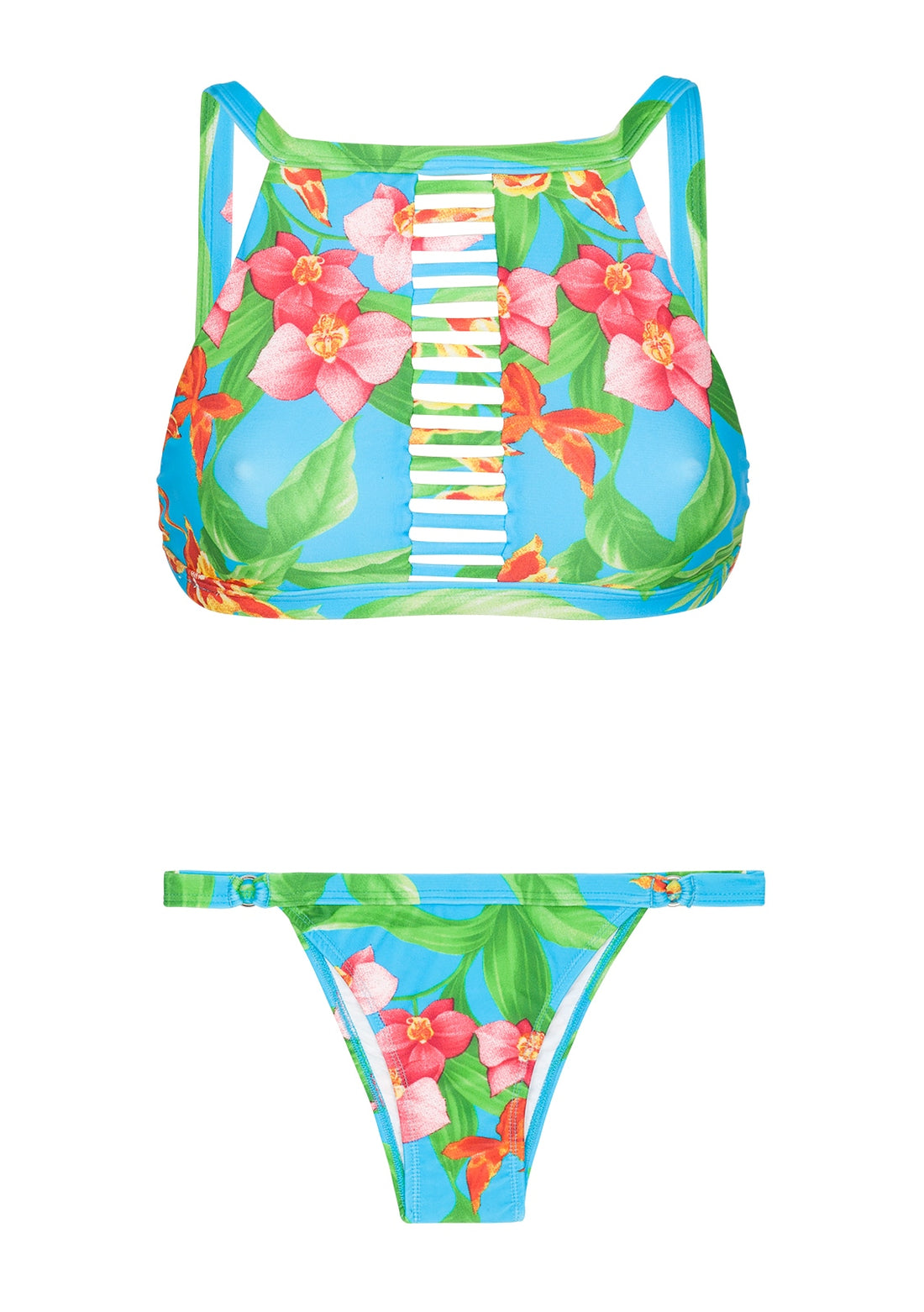 Product Front: Rio De Sol Set Aloha Cropped Tiras