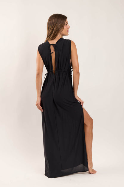 Image 05: Rio De Sol Maxi Dresses Black Long Dress Soleil