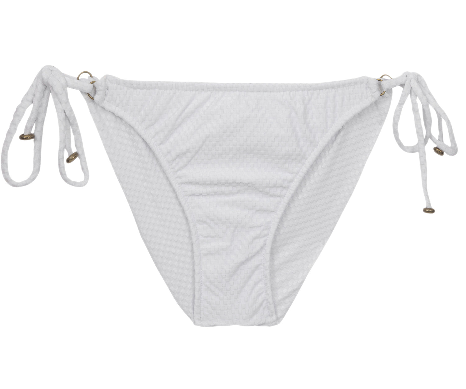 Model Front: Rio De Sol Bottom Bottom Cloque Branco New Comfort