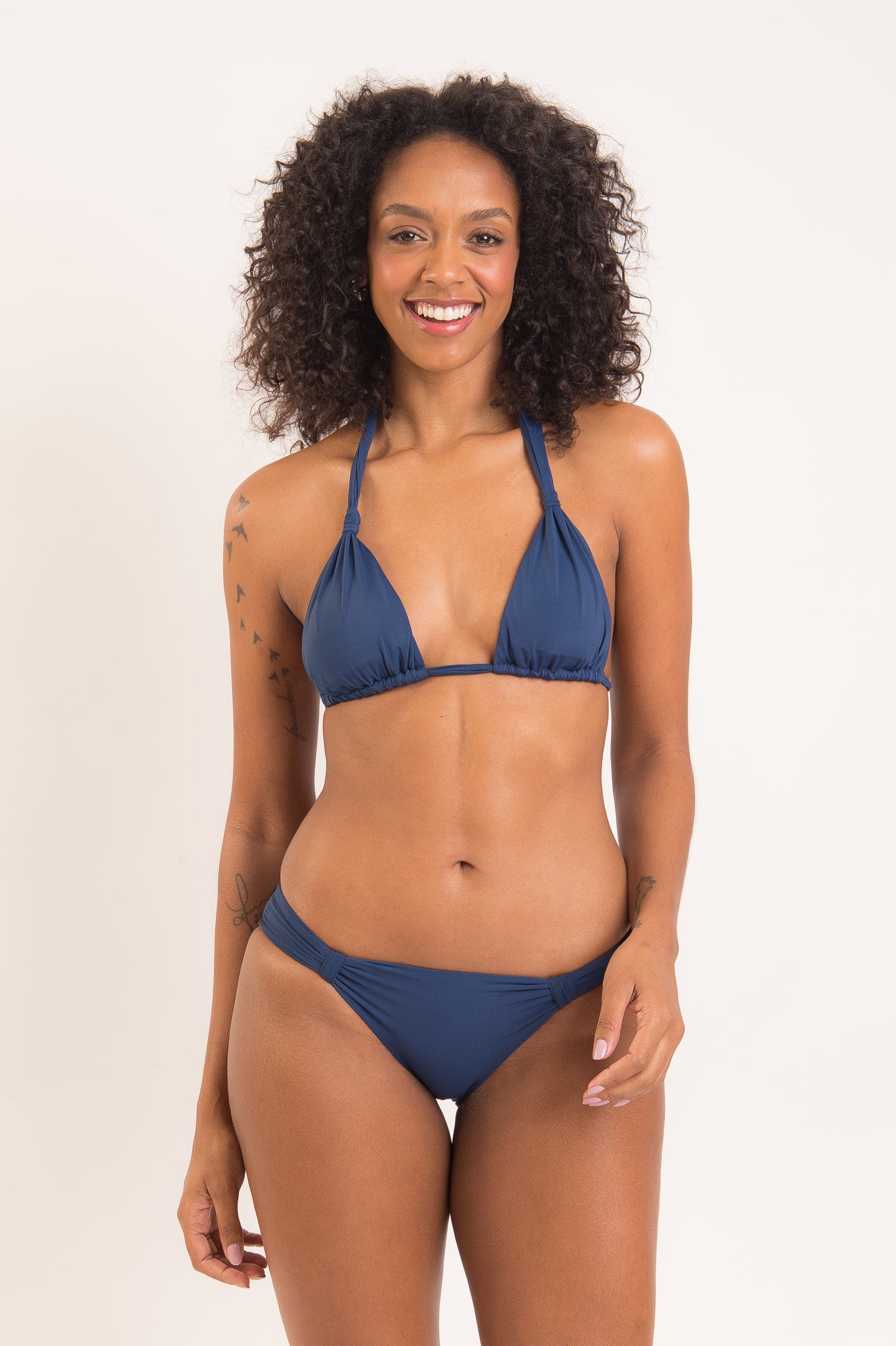 Model Front: Rio De Sol Bottom Bottom Navy Mel-Comfy
