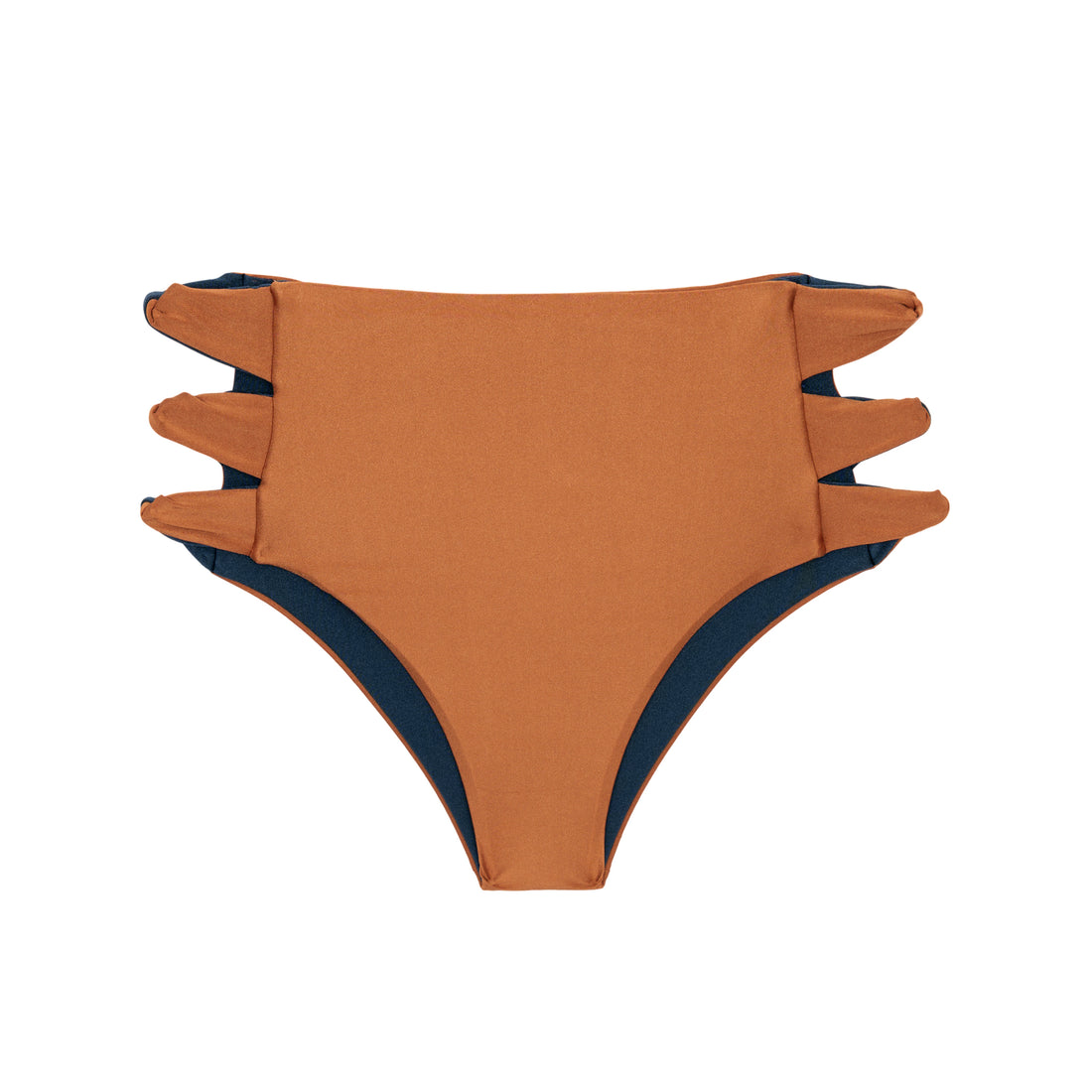 Product Front: Rio De Sol Bottom Bottom Nocciola High-Waist-Spin