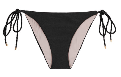 Product Front: Rio De Sol Bottom Bottom Shimmer-Black Ibiza-Rope