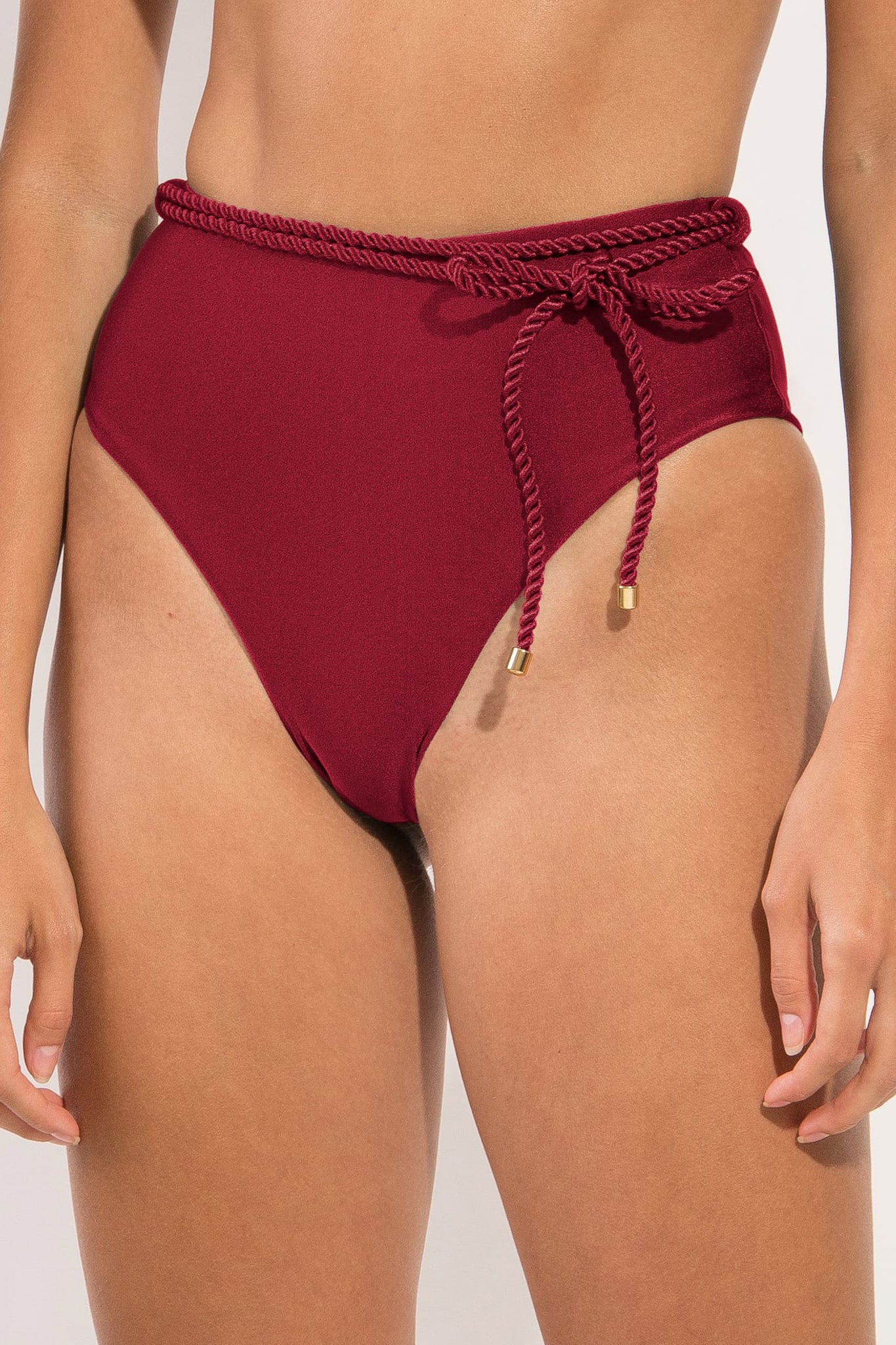 Gallery: Rio De Sol Bottom Bottom Shimmer-Divino Belted-High-Waist