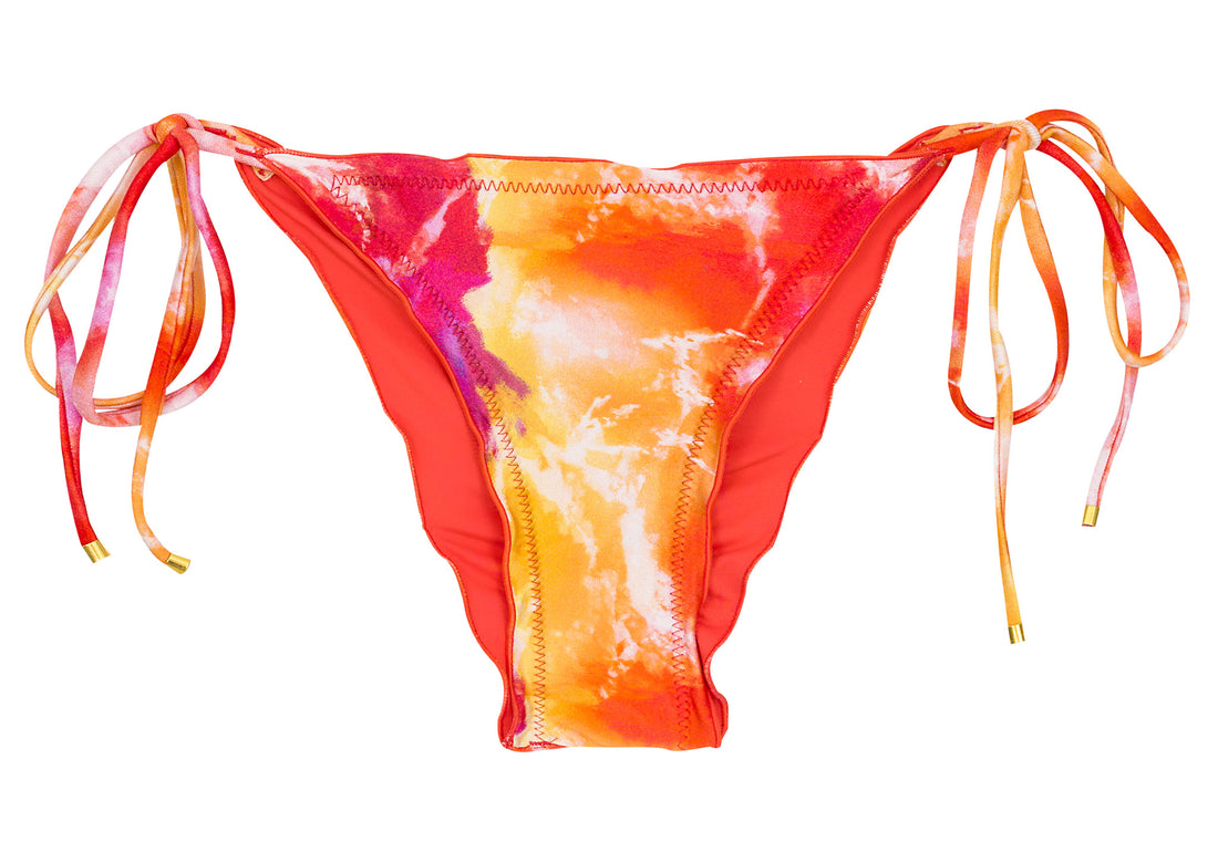 Product Front: Rio De Sol Bottom Bottom Tiedye-Red Frufru