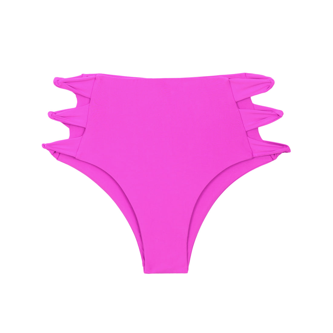 Product Front: Rio De Sol Bottom Bottom Vita-Pink High-Waist-Spin