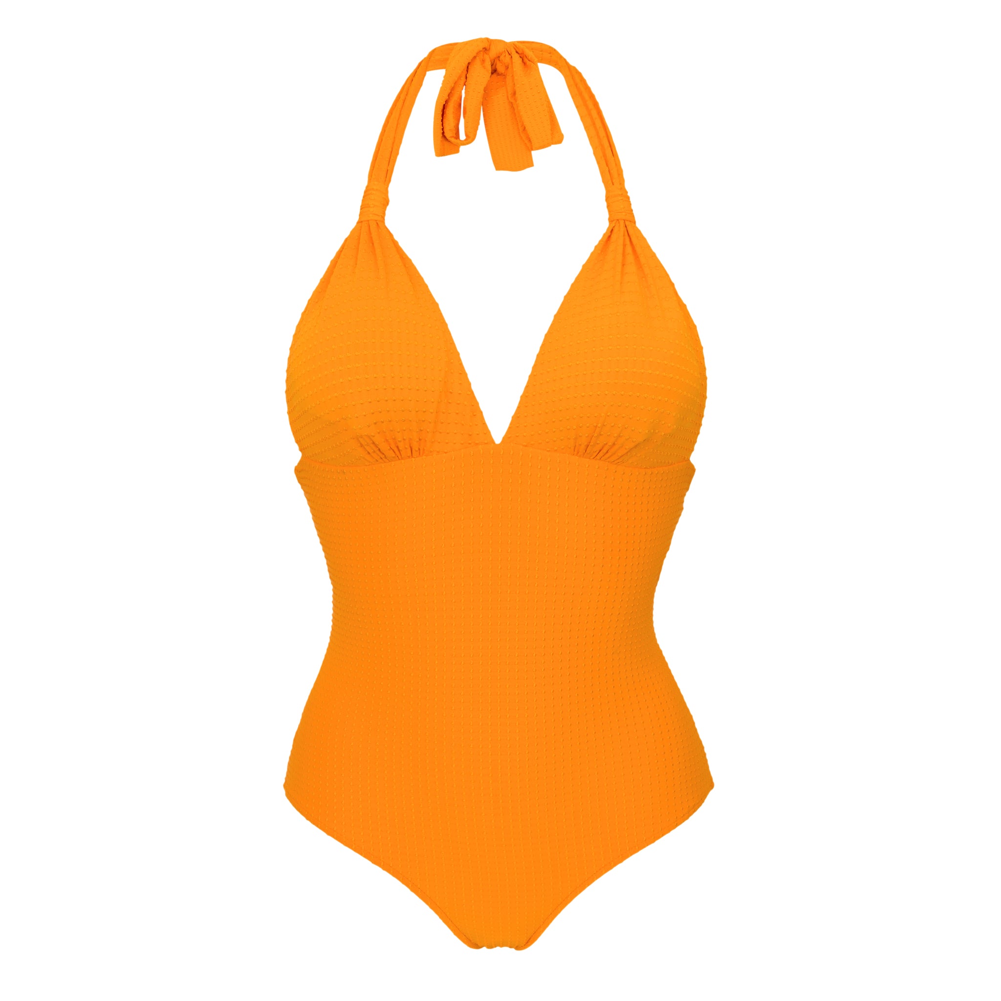 Product Front: Rio De Sol One-Piece Dots-Mango Mel-Op
