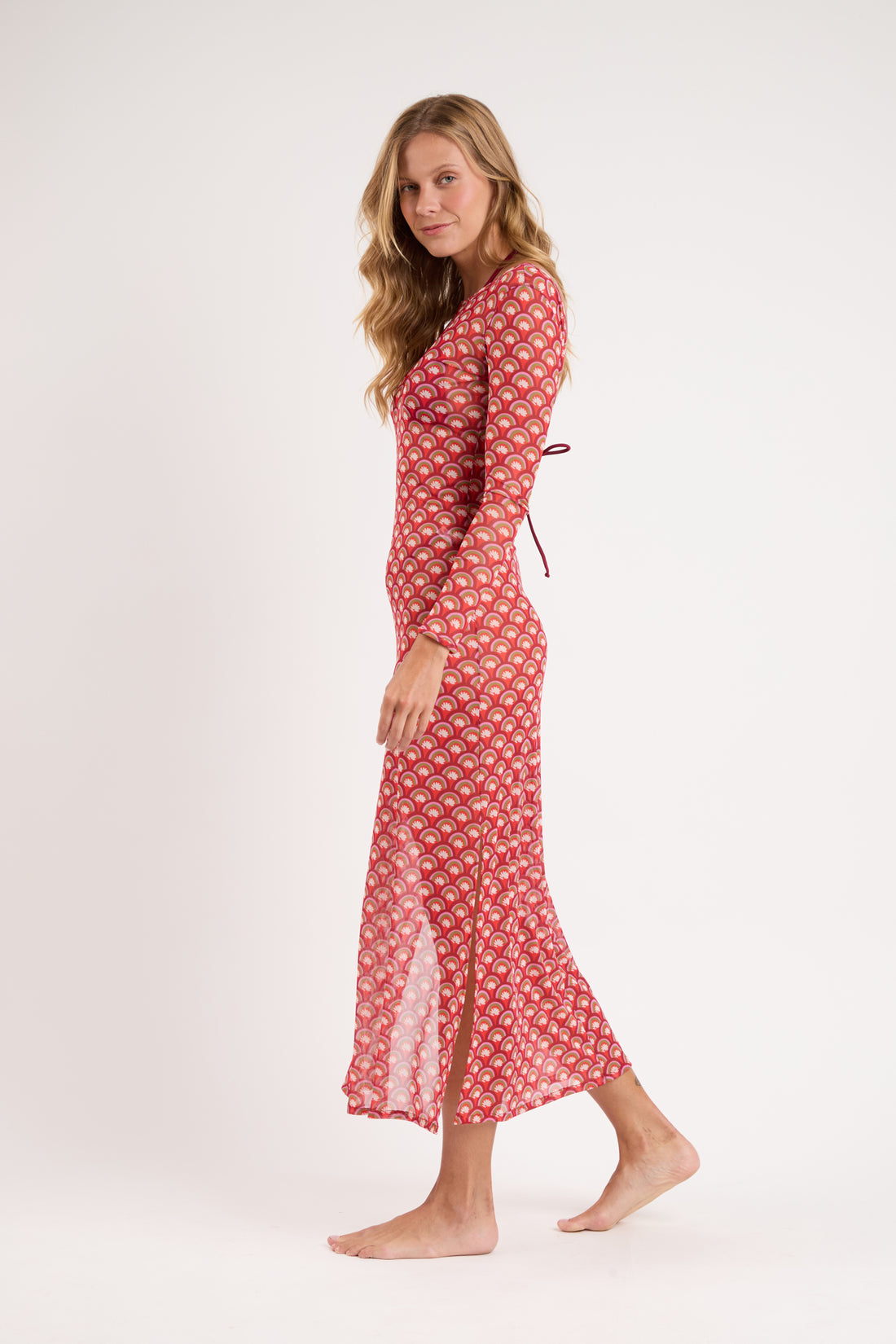 Image 02: Rio De Sol Beach Dresses Floral-Scales Dress Lucy