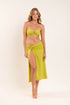 Model Front: Rio De Sol Beach Skirt Fluity-Abacateiro Long Skirt Knot