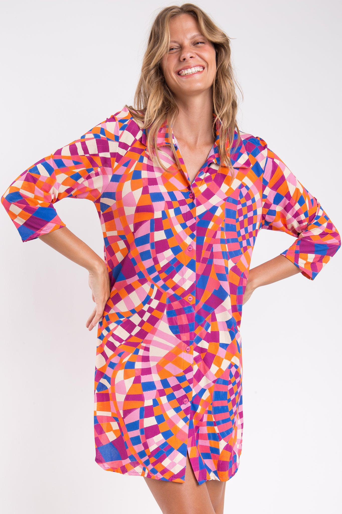 Image 08: Rio De Sol Shirtdress Funny Chemise