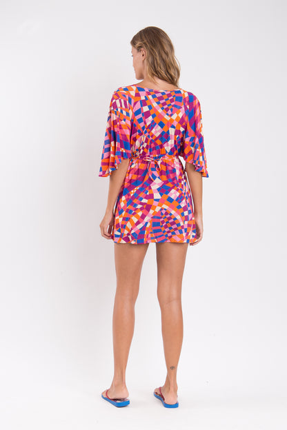 Model Back: Rio De Sol Mini Dress Funny Mini Dress