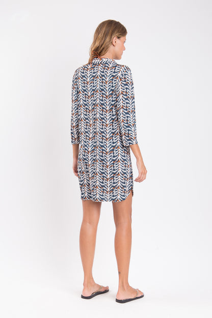 Image 10: Rio De Sol Shirtdress Ikat Chemise
