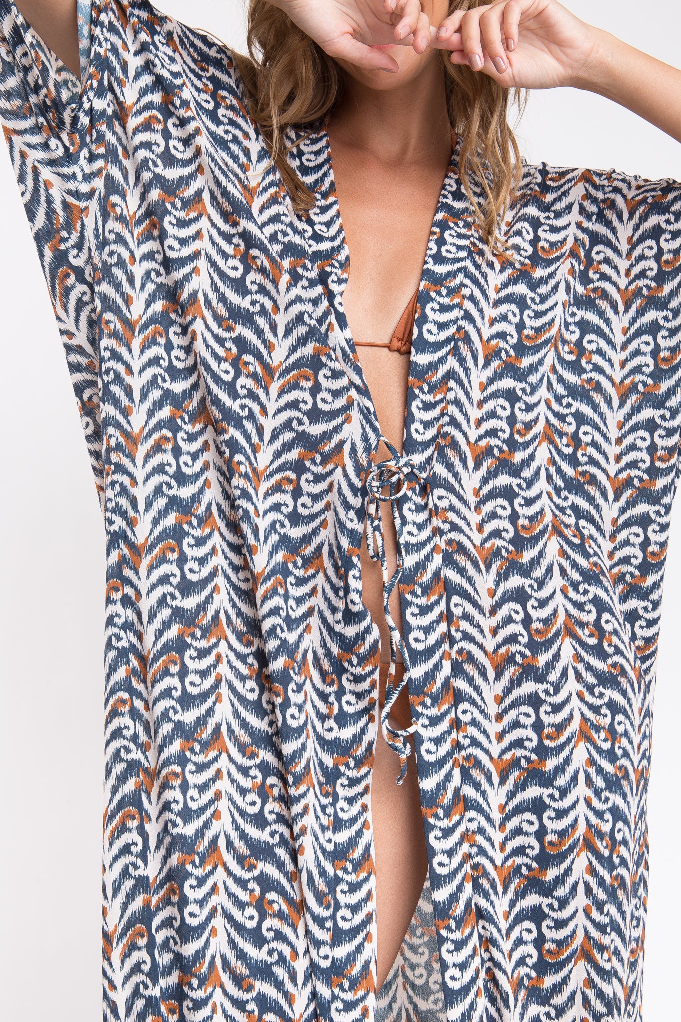 Image 08: Rio De Sol Maxi Dresses Ikat Long Dress