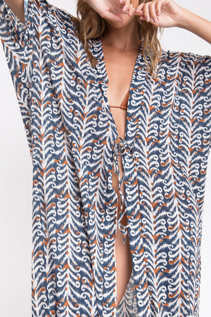 Image 08: Rio De Sol Maxi Dresses Ikat Long Dress