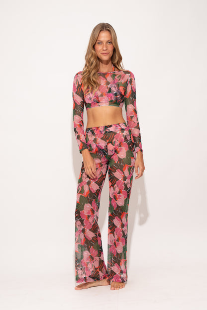Model Front: Rio De Sol Beach Trousers Jolie Pants Lana