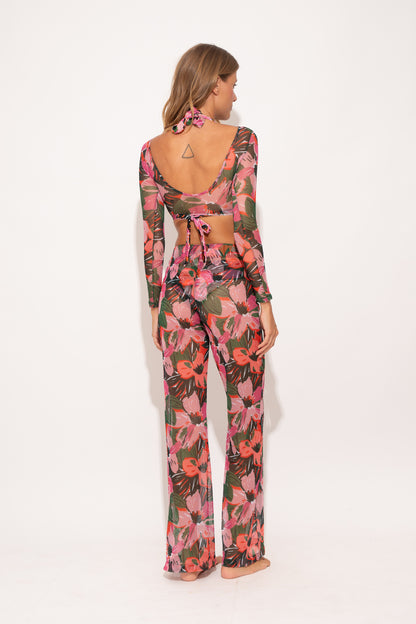 Model Back: Rio De Sol Beach Trousers Jolie Pants Lana