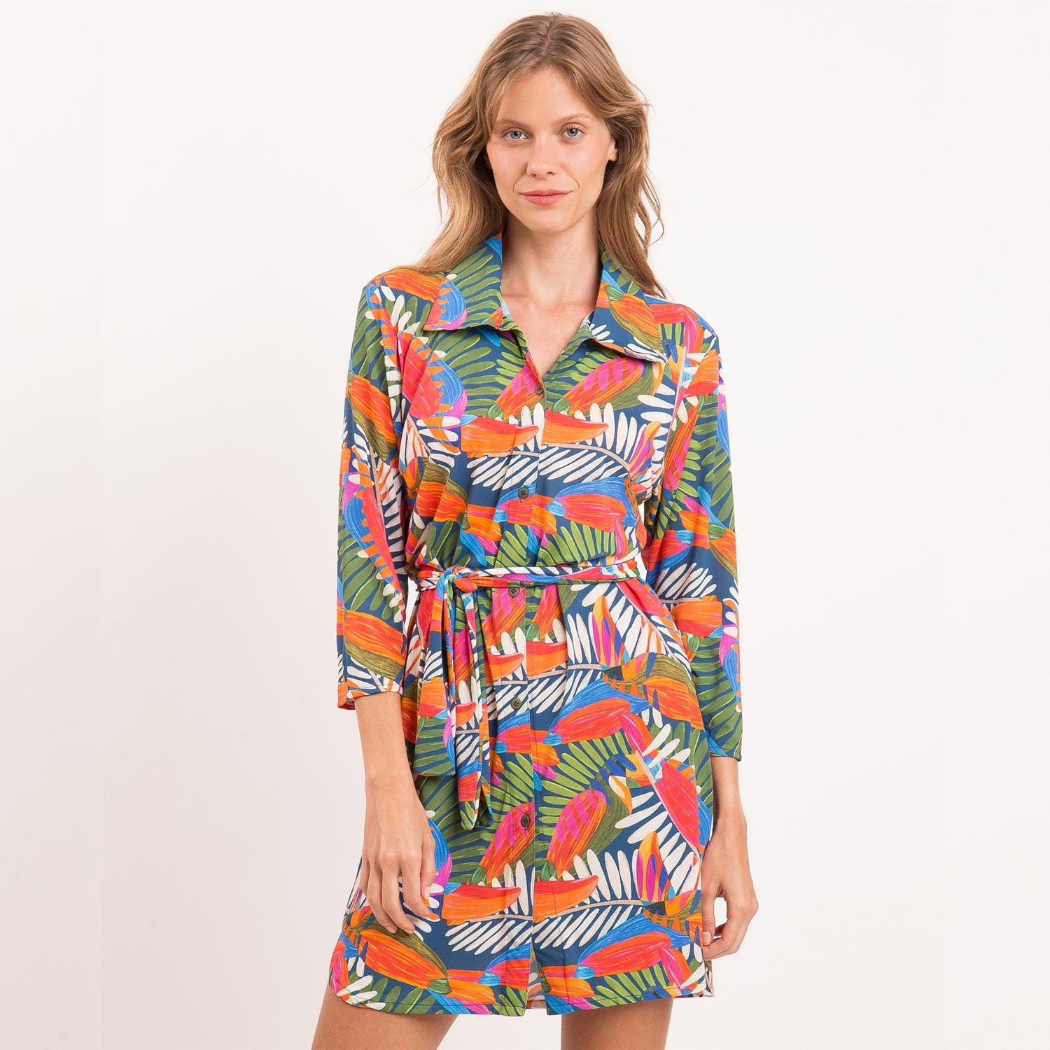 Gallery: Rio De Sol Shirtdress Jungle Chemise