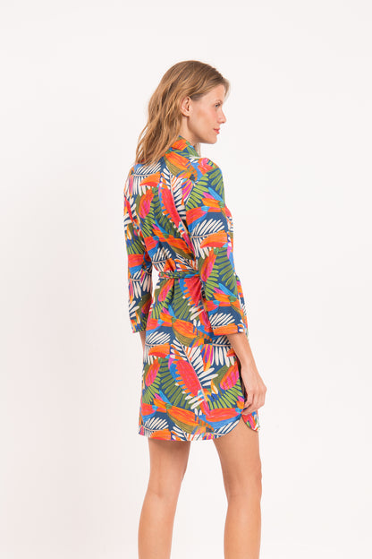Image 08: Rio De Sol Shirtdress Jungle Chemise