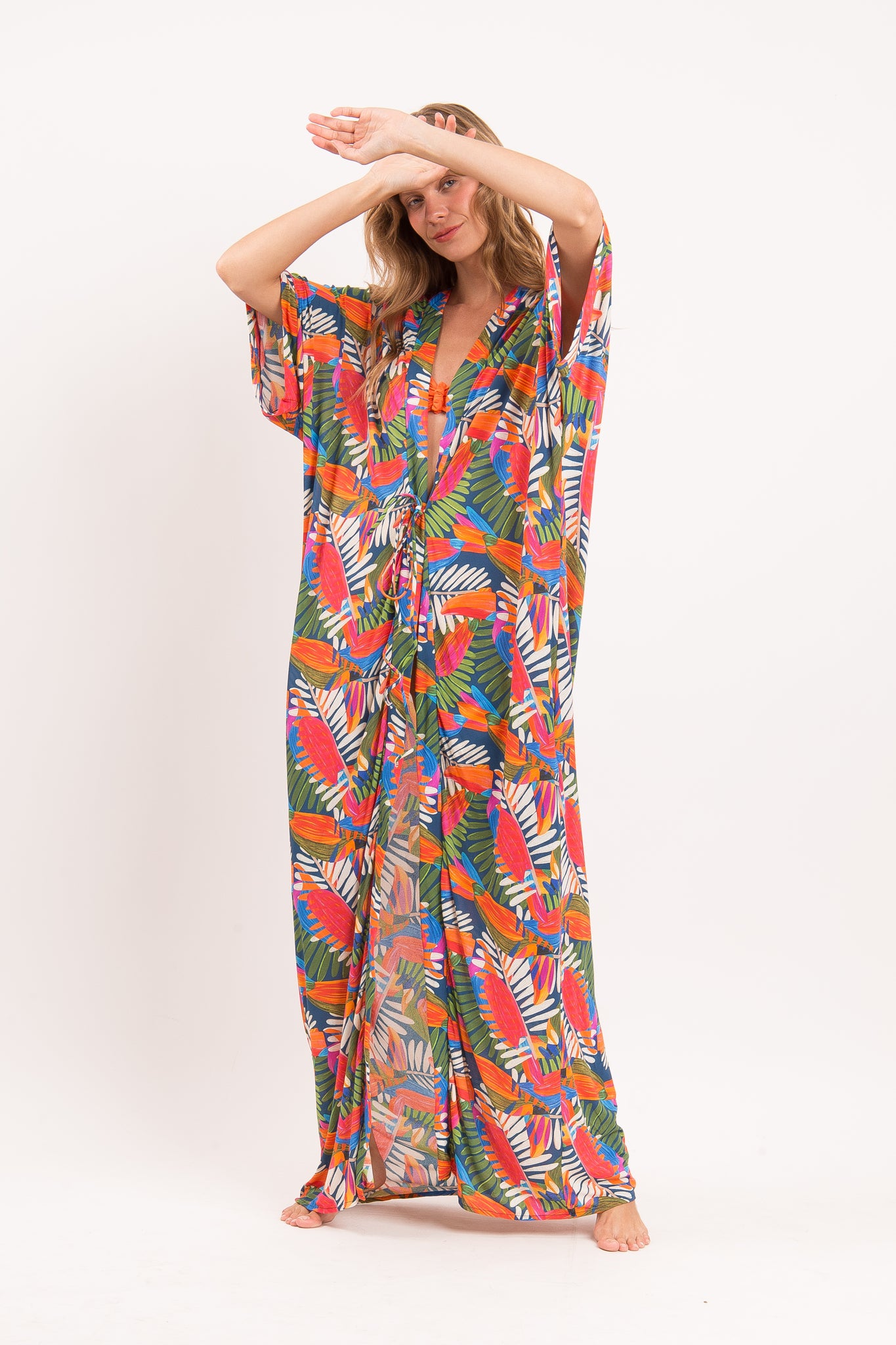 Image 08: Rio De Sol Maxi Dresses Jungle Long Dress