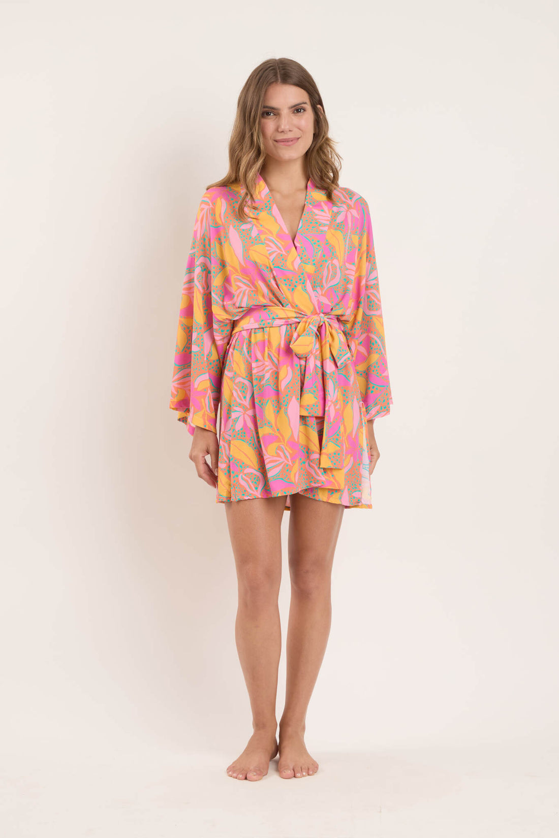 Model Front: Rio De Sol Beach Dresses Lyla Kimono